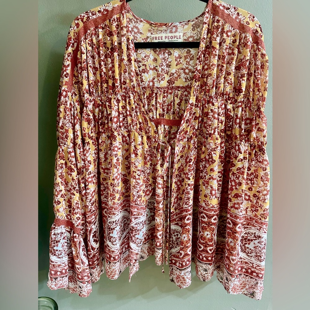 FREE PEOPLE KIMONO - Picture 3 of 9